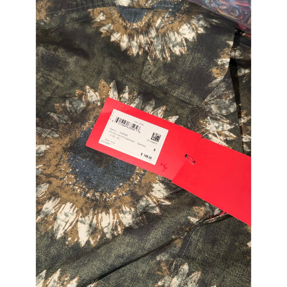 Hugo Boss Sunflower Shirt Mens Sz S - Picture 4 of 4